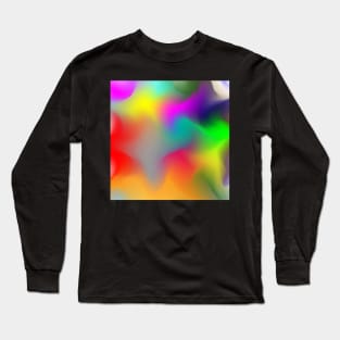 Abstract gradient color pattern Long Sleeve T-Shirt